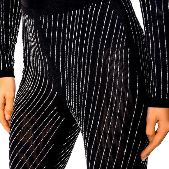 Akira Diamond Mesh Leggings with Diamond Mesh Bodysuit (Set) - Picture 5 of 5